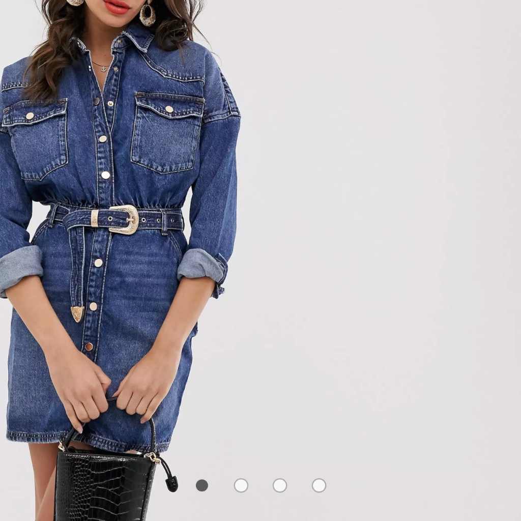 River Island Mini Denim Dress